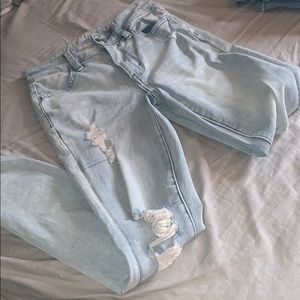 Winter bleach American Eagle high rise jeggings